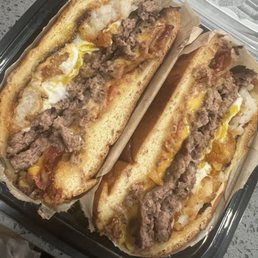 Breakfast burger