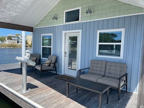 The Houseboats of Seville Harbour by null