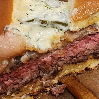 Schaendorf Brewing Company - Medium 140° burger...this was rare. - Breweries Near Me - Allegan, Michigan Schaendorf Brewing Company - Medium 140° burger...this was rare. - Breweries Near Me - Allegan, Michigan