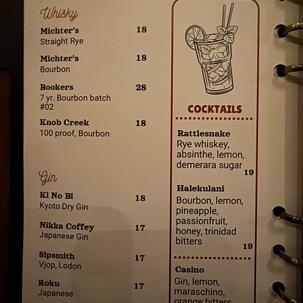 Convoy Music Bar - Menu - Cocktail Bars Near Me - San Diego, California