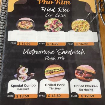 Pho Kim - Menu (2024) - Vietnamese Near Me - Santa Fe, New Mexico