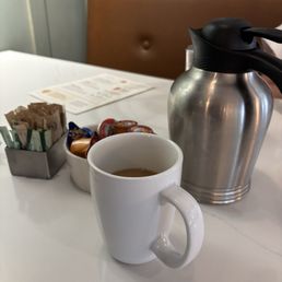 Nice touch with coffee Nice touch with coffee