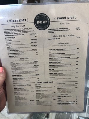 Menu photo 4 5000 Pies Long Beach, CA
