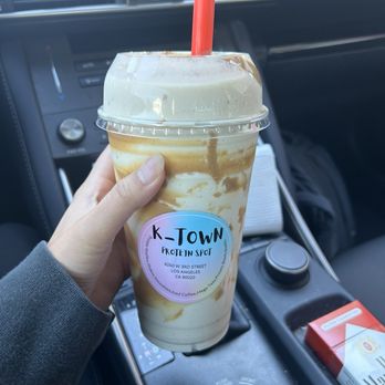 K-Town Protein Spot - Peanut butter smoothie - Waffles Near Me - Los Angeles, California K-Town Protein Spot - Peanut butter smoothie - Waffles Near Me - Los Angeles, California