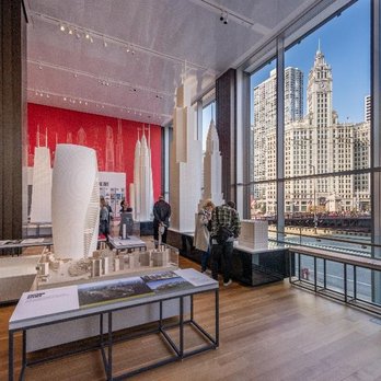 Chicago Architecture Center - The stunning Drake Family Skyscraper Gallery on the 2nd floor of the CAC. - Museums Near Me - Chicago, Illinois