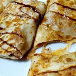 Can Baldo - Creps de pollo con champiñones