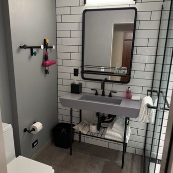Moxy Oakland Downtown - Bathroom was nice - Hotels Near Me - Oakland, California Moxy Oakland Downtown - Bathroom was nice - Hotels Near Me - Oakland, California
