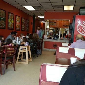 Burger Pop - I am sitting by the door.  Not a lot of room in here. - Burgers Near Me - Seagoville, Texas