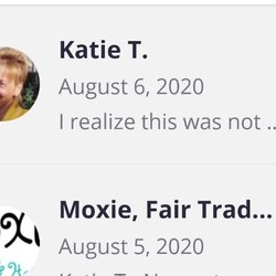 Moxie, Fair Trade & Handmade - Is this the owner? Good luck with that approach I reckon.