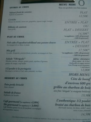 Menu photo 3 Obrigado Paris, 75 Menu photo 3 Obrigado Paris, 75