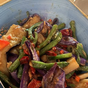 Sumiao Hunan Kitchen - String Bean with Eggplant extra spicy - Chinese Near Me - Cambridge, Massachusetts Sumiao Hunan Kitchen - String Bean with Eggplant extra spicy - Chinese Near Me - Cambridge, Massachusetts
