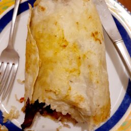 Not the biggest burrito I've ever had but decently sized for sure Not the biggest burrito I've ever had but decently sized for sure