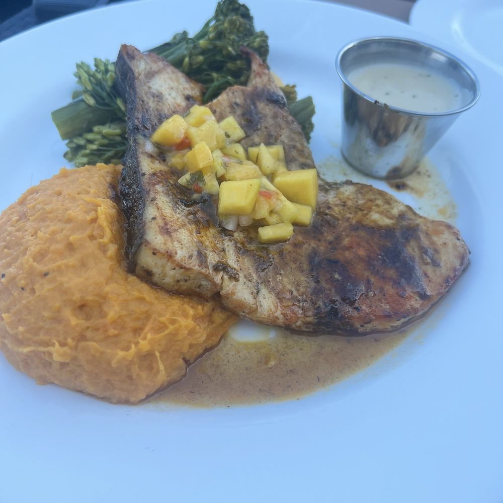 Ampersea - Jerk Swordfish - New American Near Me - Baltimore, Maryland Ampersea - Jerk Swordfish - New American Near Me - Baltimore, Maryland