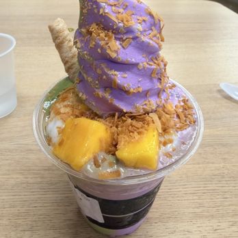 Premium Matcha Cafe Maiko - Mango sticky rice with ube - Ice Cream & Frozen Yogurt Near Me - San Antonio, Texas Premium Matcha Cafe Maiko - Mango sticky rice with ube - Ice Cream & Frozen Yogurt Near Me - San Antonio, Texas