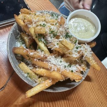 The Lark - Hangover Garlic Confit Fries - New American Near Me - Santa Barbara, California The Lark - Hangover Garlic Confit Fries - New American Near Me - Santa Barbara, California