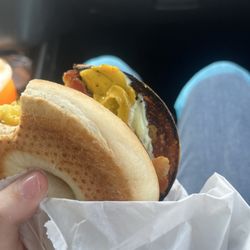 McDonald's - Burnt bagel