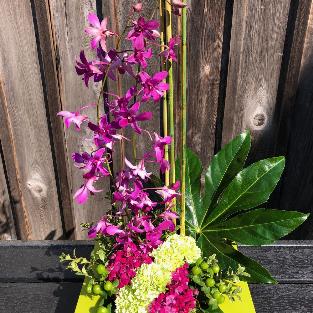 Seattle Flowers - Zen Artistry -- Standard arrangement. - Florists Near Me - Seattle, Washington Seattle Flowers - Zen Artistry -- Standard arrangement. - Florists Near Me - Seattle, Washington