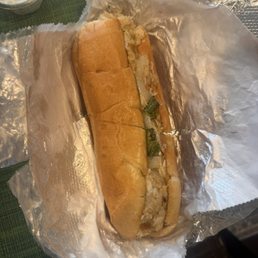 Crab cheesesteak