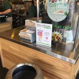 The counter where u get the end results