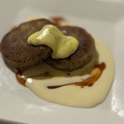 Roberto's River Road Restaurant - Eggplant crab cakes