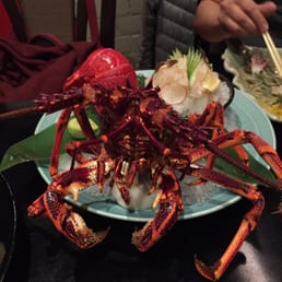 Lobster sashimi! Fresh and the lobster was still twitching.
