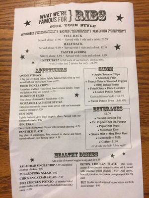 Menu photo 6 Razorback Ribs Yellville, AR Menu photo 6 Razorback Ribs Yellville, AR