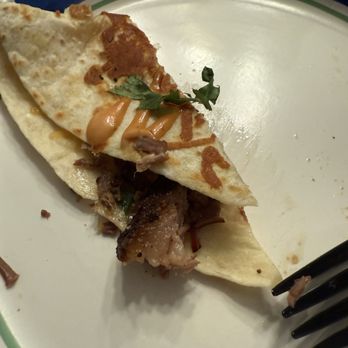 Craft by Smoke & Fire - Pasadena - Brisket quesadilla- too much fat for my taste in it - Barbeque Near Me - Pasadena, California Craft by Smoke & Fire - Pasadena - Brisket quesadilla- too much fat for my taste in it - Barbeque Near Me - Pasadena, California