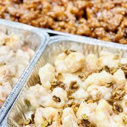 Weng's Kitchen - Hong Kong walnut shrimp Sesame chicken