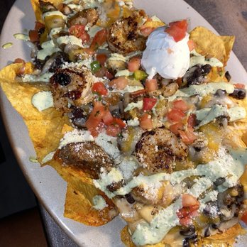 Agave Bandido - Nachos with shrimp and steak - Desserts Near Me - Dunwoody, Georgia