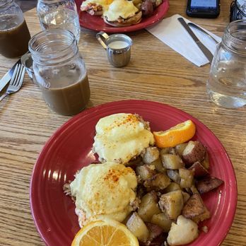 Alexa's Cafe - Crab Benny and salmon Benny with cold brews - Breakfast & Brunch Near Me - Bothell, Washington Alexa's Cafe - Crab Benny and salmon Benny with cold brews - Breakfast & Brunch Near Me - Bothell, Washington