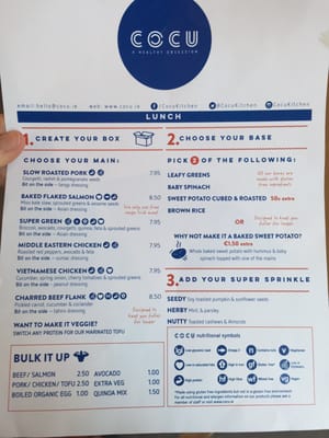 Menu photo 3 Cocu Dublin, D