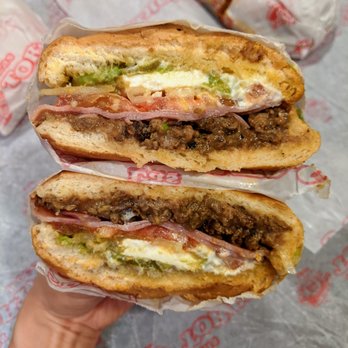 Las Tortas Locas - Mexicana torta. Carne asada (grilled steak), ham, fresh white cheese, avocado, tomato, lettuce, jalapeno. $6.59. - Mexican Near Me - Atlanta, Georgia Las Tortas Locas - Mexicana torta. Carne asada (grilled steak), ham, fresh white cheese, avocado, tomato, lettuce, jalapeno. $6.59. - Mexican Near Me - Atlanta, Georgia