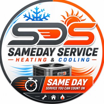 Sameday Service Heating & Cooling - Logo - Heating & Air Conditioning/HVAC Near Me Sameday Service Heating & Cooling - Logo - Heating & Air Conditioning/HVAC Near Me
