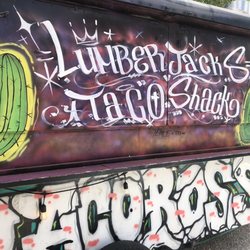 Lumberjack's Taco Shack - New paint job on the shack