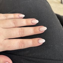 Cumming Nails - My crooked nails on my left hand