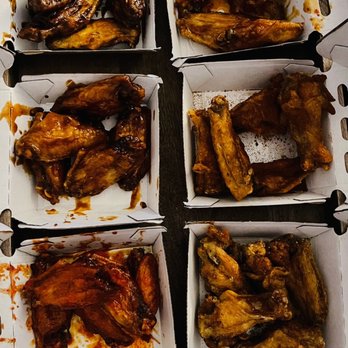 Buffalo Wild Wings - six boxes of buffalo wings - American Near Me - Hillsboro, Oregon