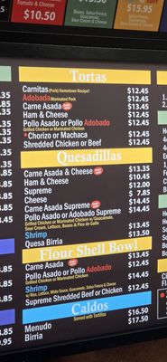 Menu photo 3 Cazadores Mexican Food Santee, CA