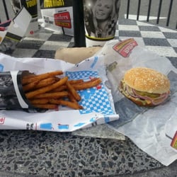 Checkers - The bun to pattie ratio is horrible. The patties are so small and thin. Not worth it.