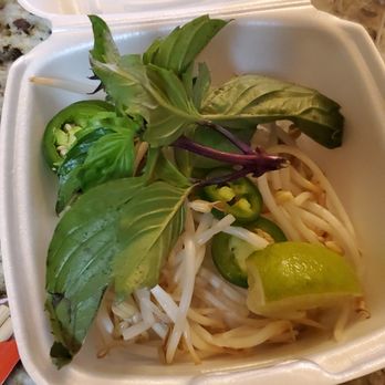 Pho in the Box - Good portion of fresh veggies. I used them all. Hate to waste bean sprouts. - Vietnamese Near Me - Keller, Texas Pho in the Box - Good portion of fresh veggies. I used them all. Hate to waste bean sprouts. - Vietnamese Near Me - Keller, Texas