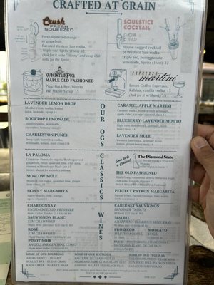 Menu photo 1 Grain Craft Bar + Kitchen Newark, DE