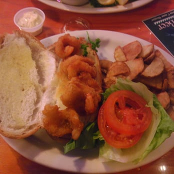 CR Surf & Turf - Fried Shrimp Poboy! Bread was nice and crispy. I liked that they put garlic butter on bread toasted it! - Seafood Near Me - Cedar Park, Texas CR Surf & Turf - Fried Shrimp Poboy! Bread was nice and crispy. I liked that they put garlic butter on bread toasted it! - Seafood Near Me - Cedar Park, Texas