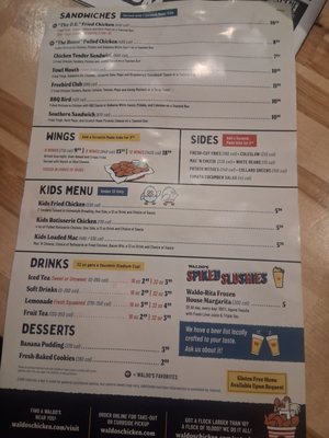 Menu photo 2 Waldo's Chicken & Beer Nashville, TN Menu photo 2 Waldo's Chicken & Beer Nashville, TN