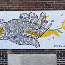 Clinton Avenue Street Art Gallery - Here, There, Everywhere.