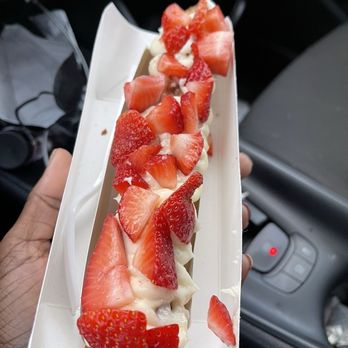 The churro's boutique - Strawberry cheesecake churro - Desserts Near Me - Lafayette, Louisiana The churro's boutique - Strawberry cheesecake churro - Desserts Near Me - Lafayette, Louisiana