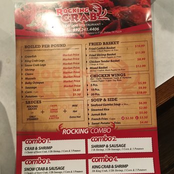Rocking Crab - The Menu - Cajun/Creole Near Me - Dallas, Texas Rocking Crab - The Menu - Cajun/Creole Near Me - Dallas, Texas