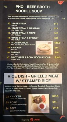 Menu photo 2 Pho Ava Vietnamese Restaurant Santa Fe, NM
