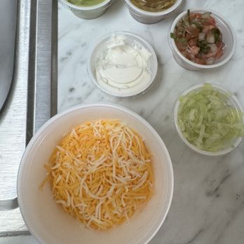 Victor’s Taco Shop - Shredded lettuce, shredded cheese and various sauces (i.e. sour cream, pico, guacamole) - Tacos Near Me - Dayton, Ohio