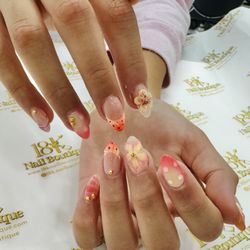 18K Nail Boutique - Summer nails design! #gelx