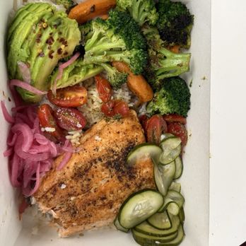 Stork Cafe - Salmon bowl - Polish Near Me - Homer Glen, Illinois Stork Cafe - Salmon bowl - Polish Near Me - Homer Glen, Illinois
