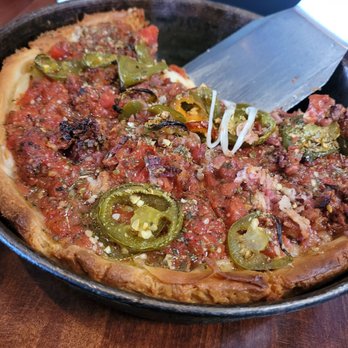 Rance's Chicago Pizza - Rance's Favorite  Bacon, meatball, jalapeño - Pizza Near Me - Long Beach, California